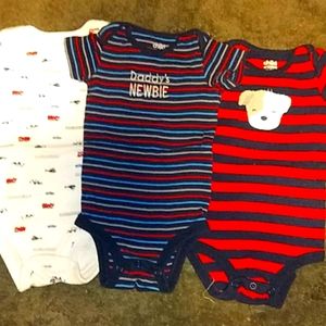 3 o2k boys 4th of July onsie